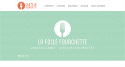 Desktop Screenshot of lafollefourchette.com